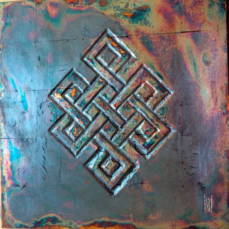 Pannello artistico - ossidazione