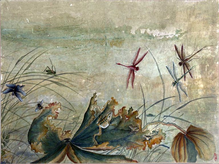 pittura in stile giapponese - Laguna