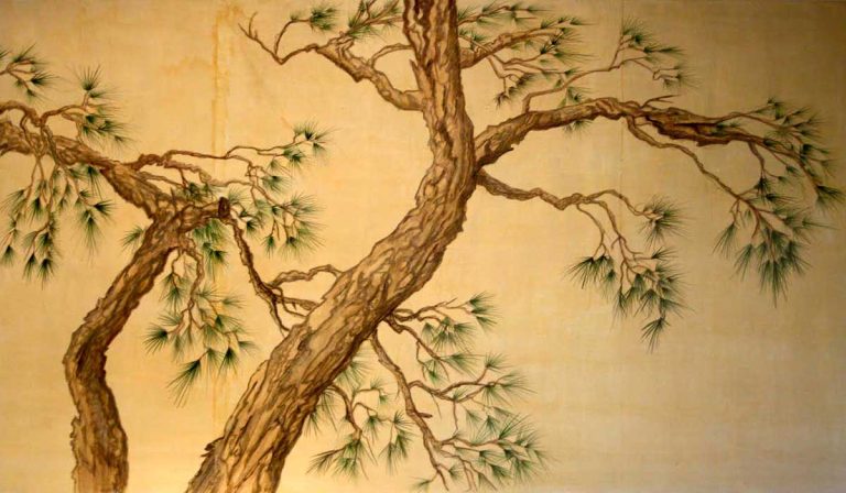 pittura in stile giapponese - Albero