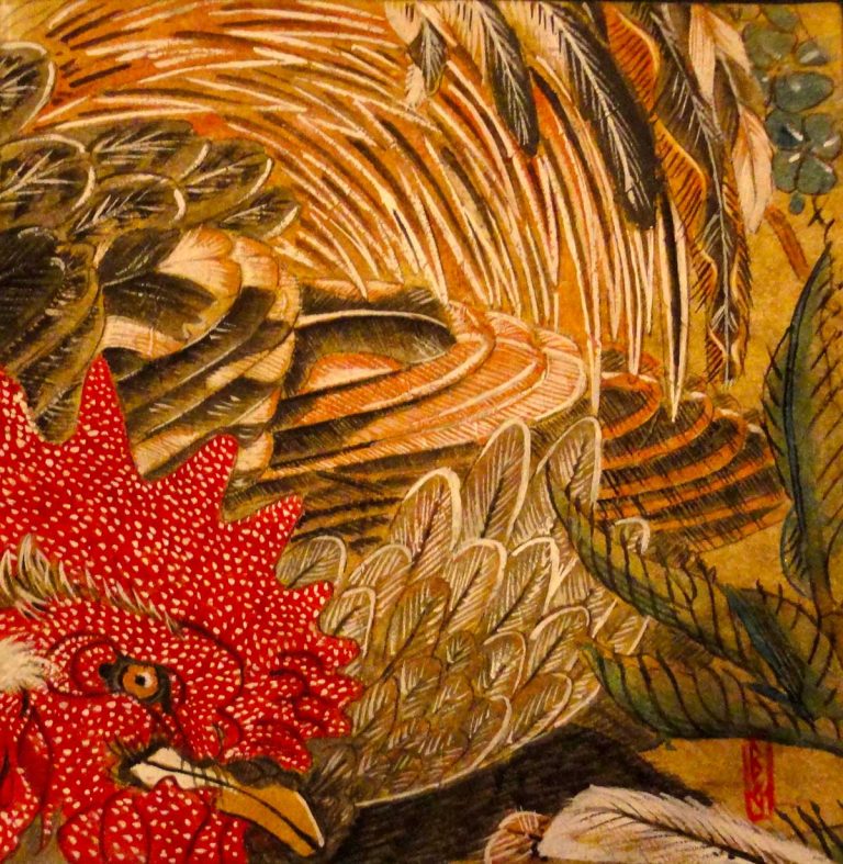pittura in stile giapponese - particolare jakuchu