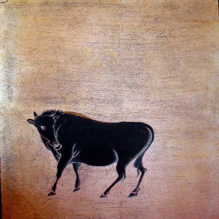 pittura in stile giapponese - Toro
