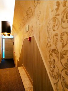 Decoro interno corridoio - Hotel Condotti