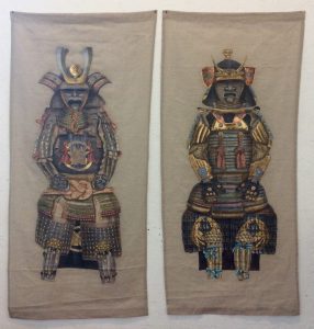 Ristorante Tora - decorazioni samurai a muro