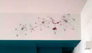 decoro murale - appartamento privato