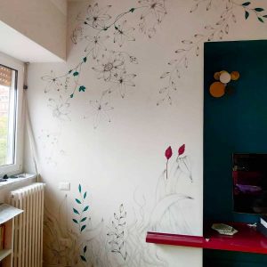 decoro murale - appartamento privato