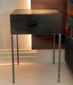 Recupero comodini - rivestimento in microcemento operato