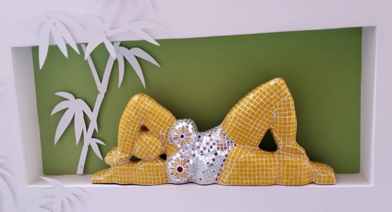 Scultura - Donna Mosaico vetro